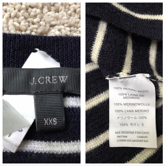 J. Crew Jeweled striped swing sweater - Picture 7 of 8
